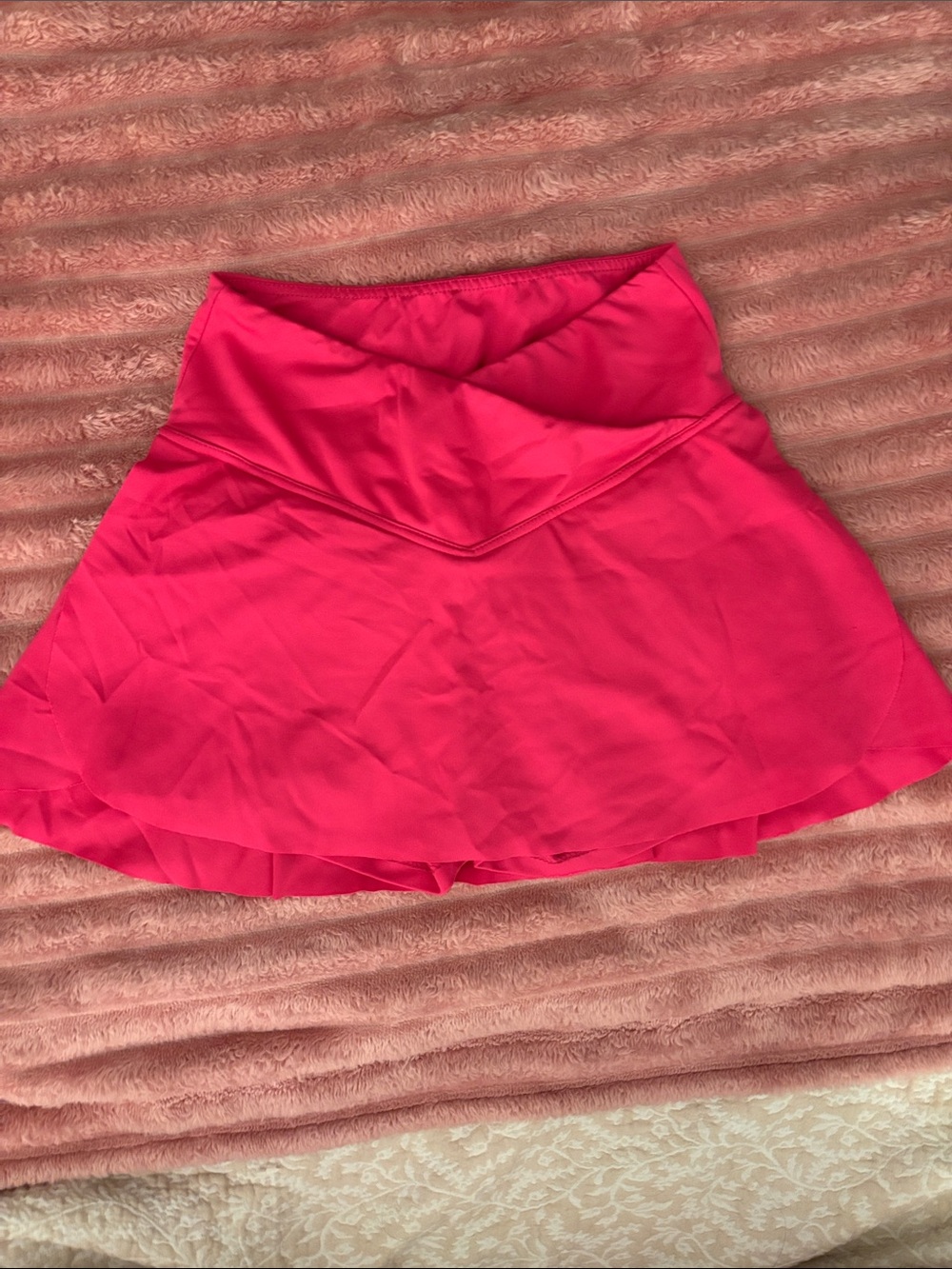 Hot Pink Women's Skort - Classic Flared Design